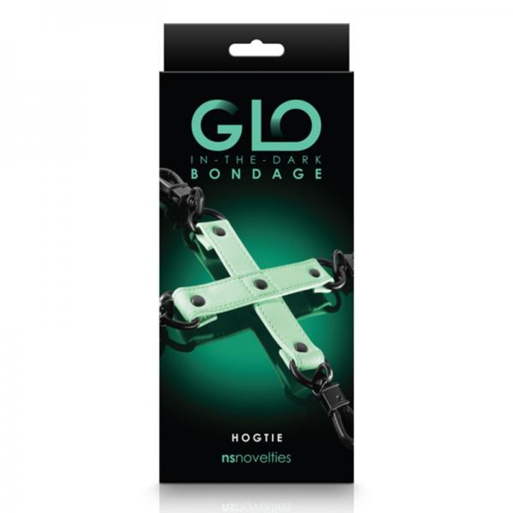 Glo Bondage Hog Tie Green - Ns Novelties