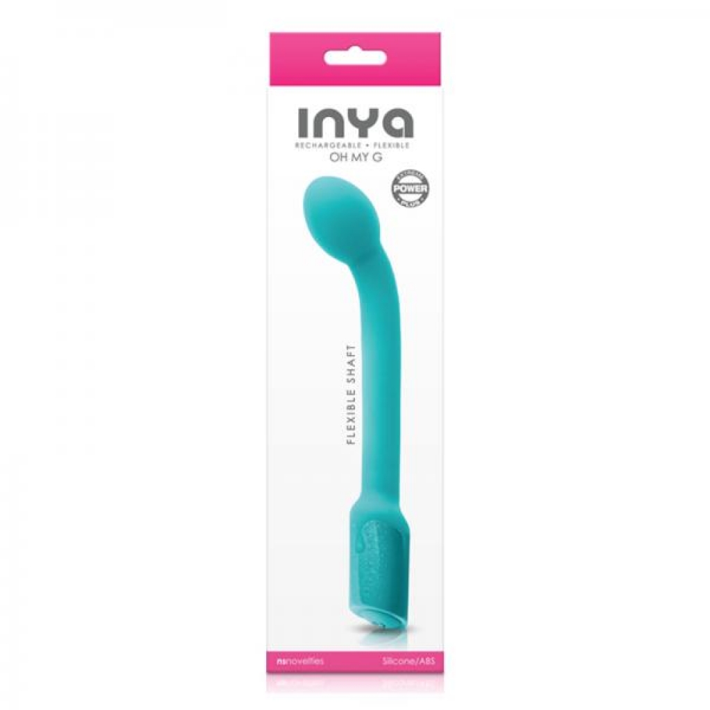 Inya Oh My G G-spot Vibrator Rechargeable Teal - Ns Novelties