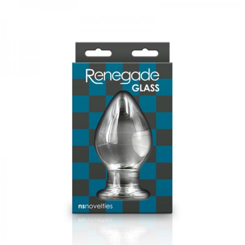 Renegade Glass Knight Anal Plug - Clear - Ns Novelties