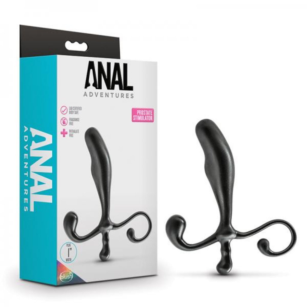 Anal Adventures - Prostate Stimulator - Black - Blush Novelties