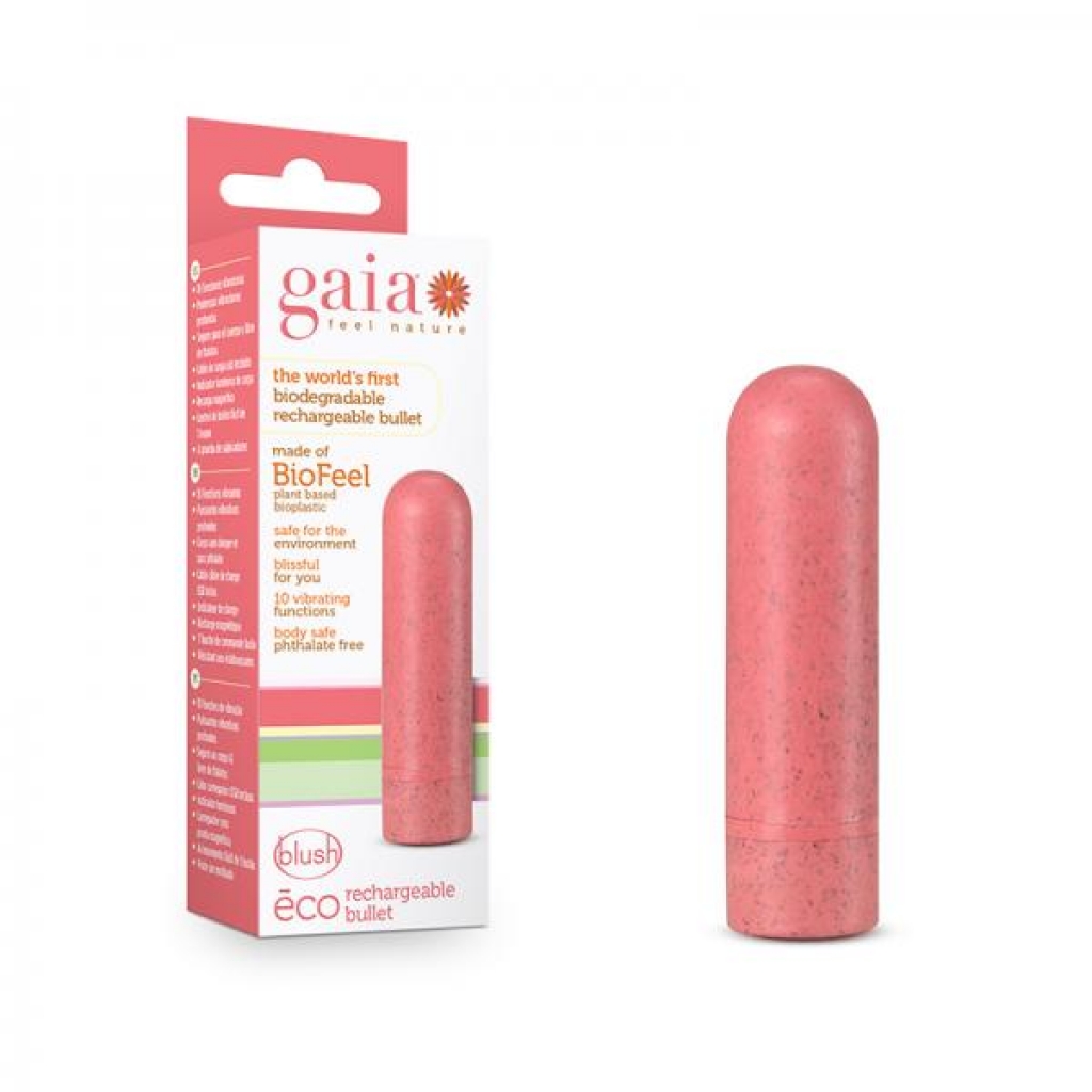 Gaia - Eco Rechargeable Bullet - Coral - Blush