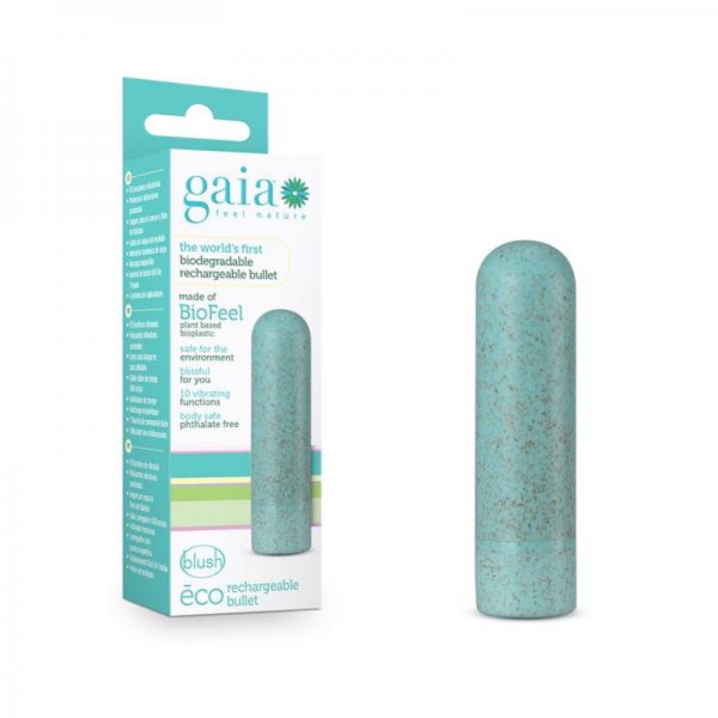 Gaia  Eco Rechargeable Bullet - Aqua - Blush