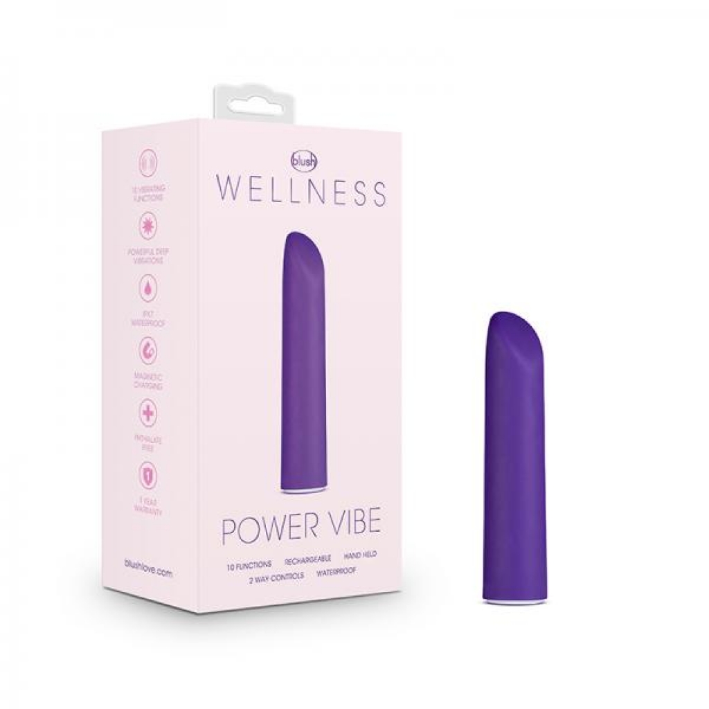 Wellness Power Vibe - Purple Rechargeable Massager