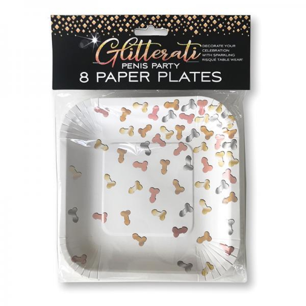 Glitterati Plates - Bachelorette Party Essentials