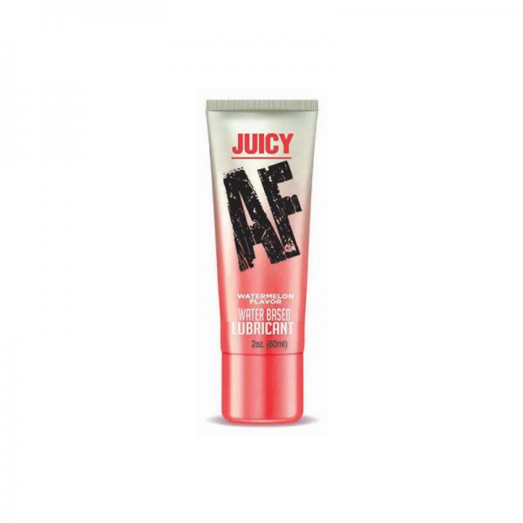 Juicy Af Water-based Lube - Watermelon 2 Oz - Little Genie