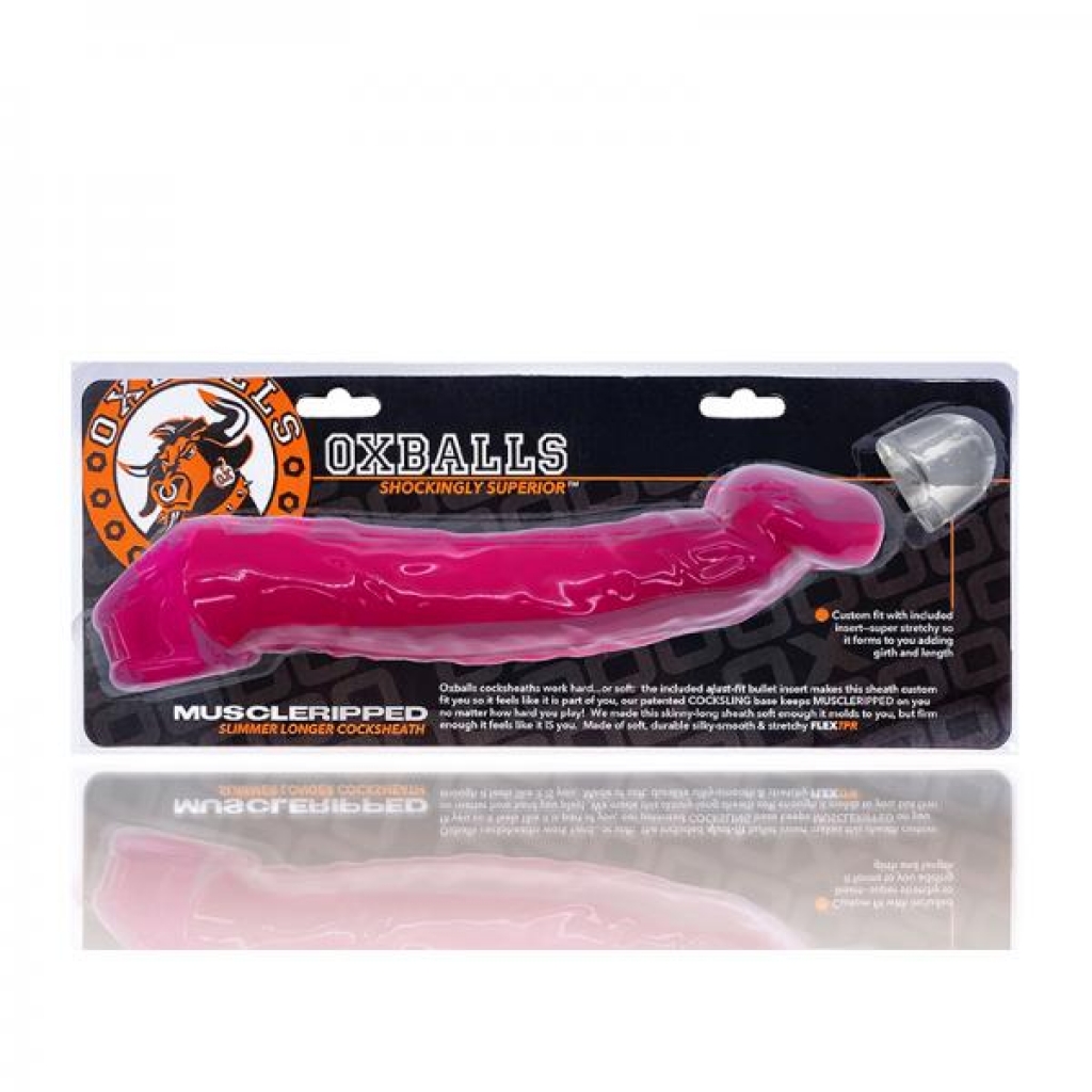 Oxballs Muscle Ripped Cocksheath - Hot Pink