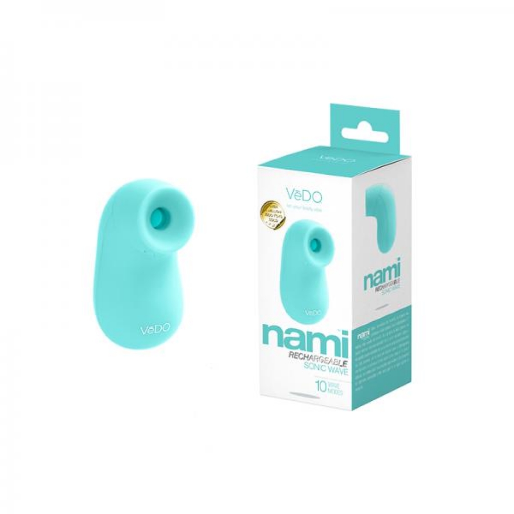 Vedo Nami Rechargeable Sonic Vibe Tease Me Turquoise - Vedo