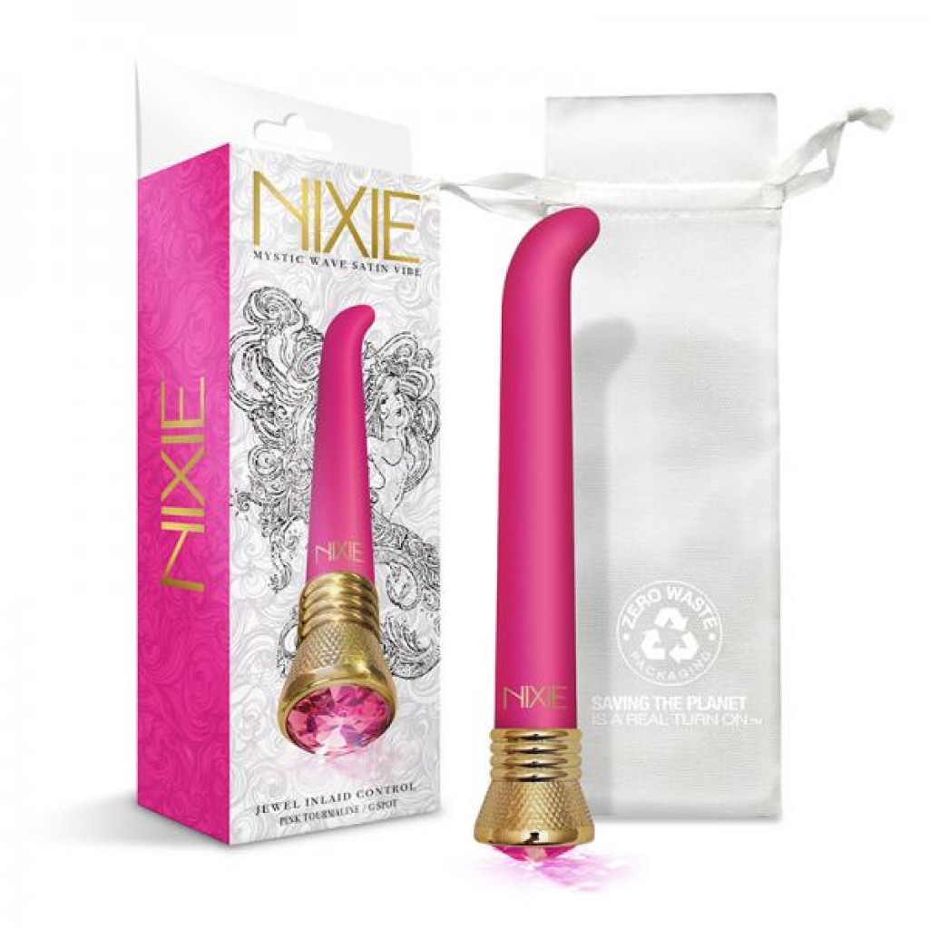 Nixie Mystic Wave Satin G-spot Vibe - Pink Tourmaline - Global Novelties