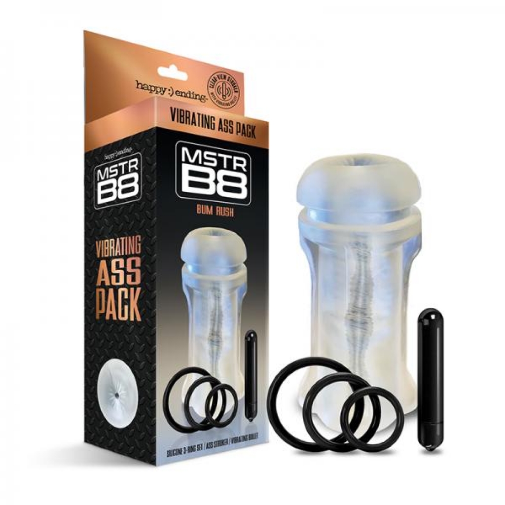 Happy Ending Mstr B8 Vibrating Ass Pack - Bum Rush - Global Novelties