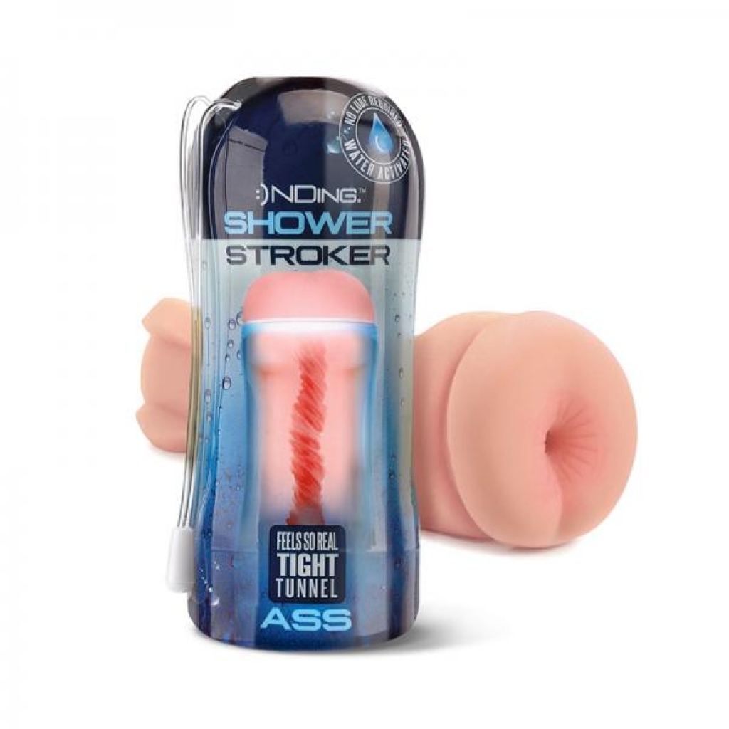 Happy Ending Self-lubricating Shower Stroker - Ass - Global Novelties