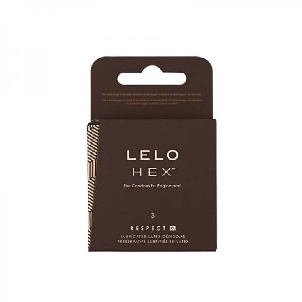 Lelo Hex Respect XL Condoms - 3-Pack