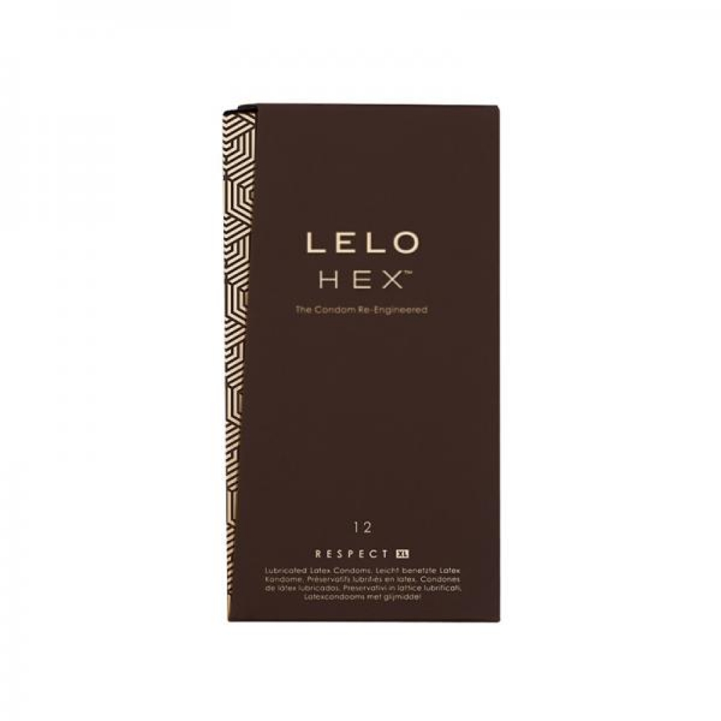 Lelo Hex Respect XL Condoms - 12-pack