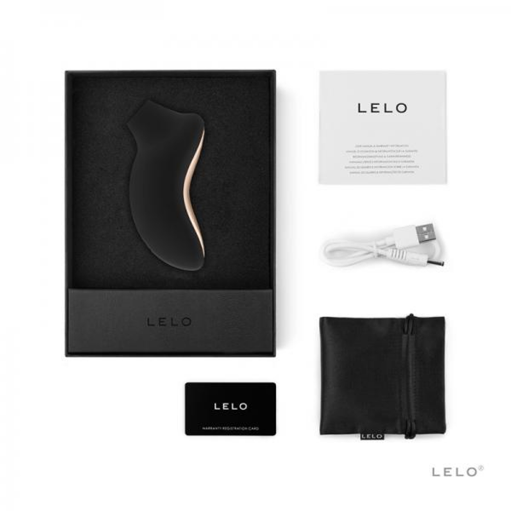 Lelo Sona 2 Clitoral Stimulator Rechargeable - Black - Lelo