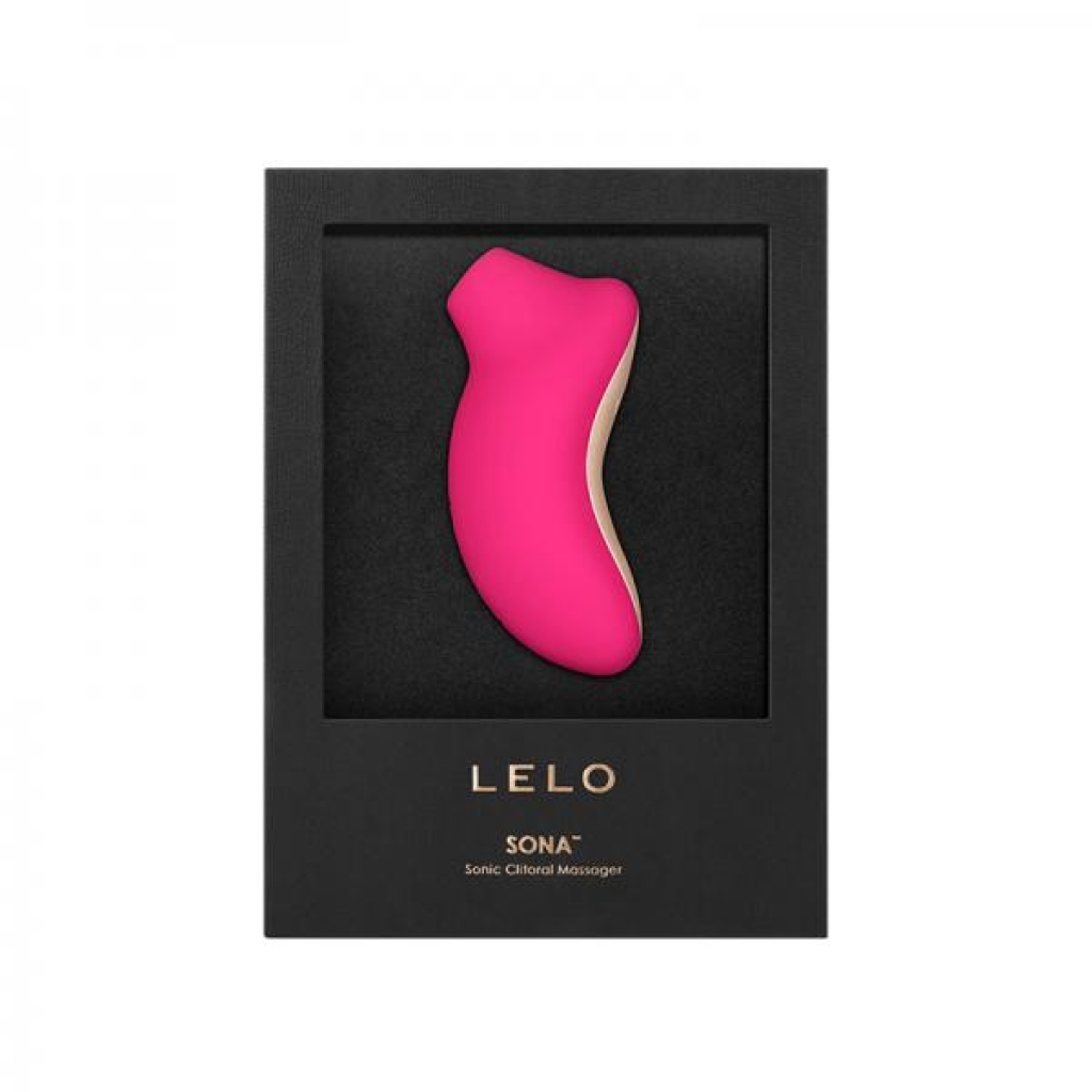 Lelo Sona Clitoral Stimulator - Rechargeable in Cerise