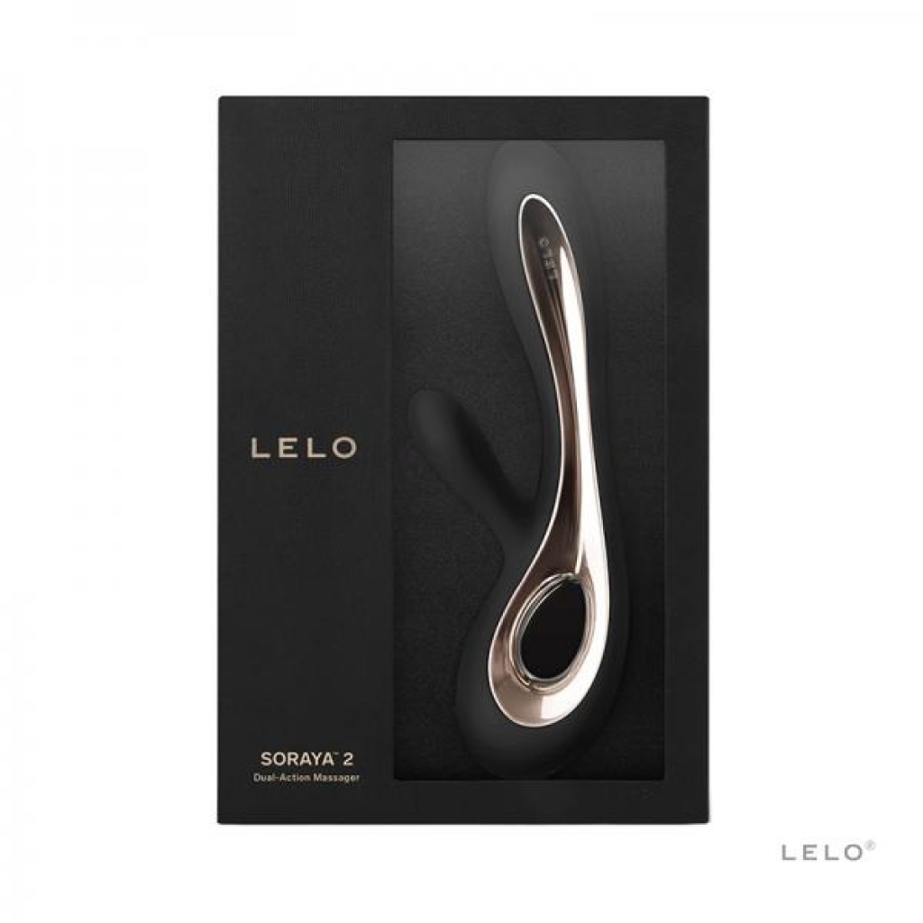 Lelo Soraya 2 Rabbit Massager Rechargeable - Black - Lelo