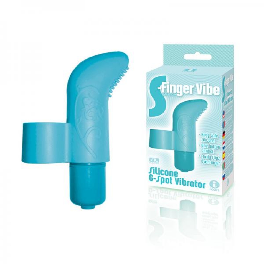 The 9's S-Finger Vibe Blue: Ergonomic Pleasure Tool