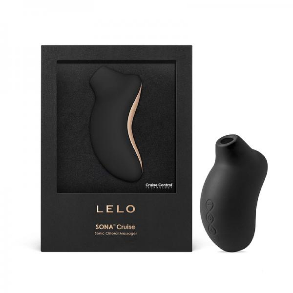 Lelo Sona Cruise Rechargeable Clitoral Stimulator - Black - Lelo