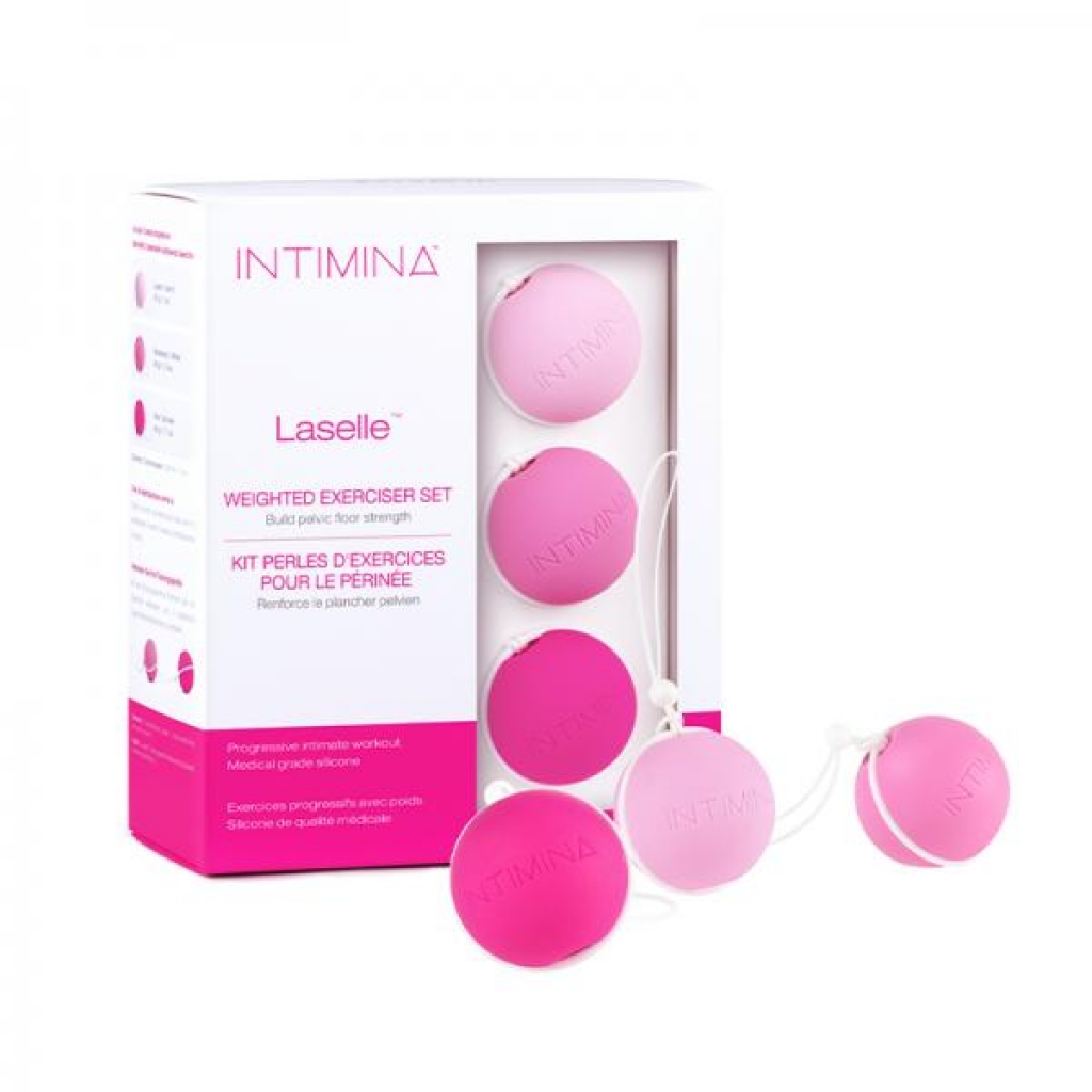 Intimina Laselle Routine Exercise Balls Set - Pink - Lelo