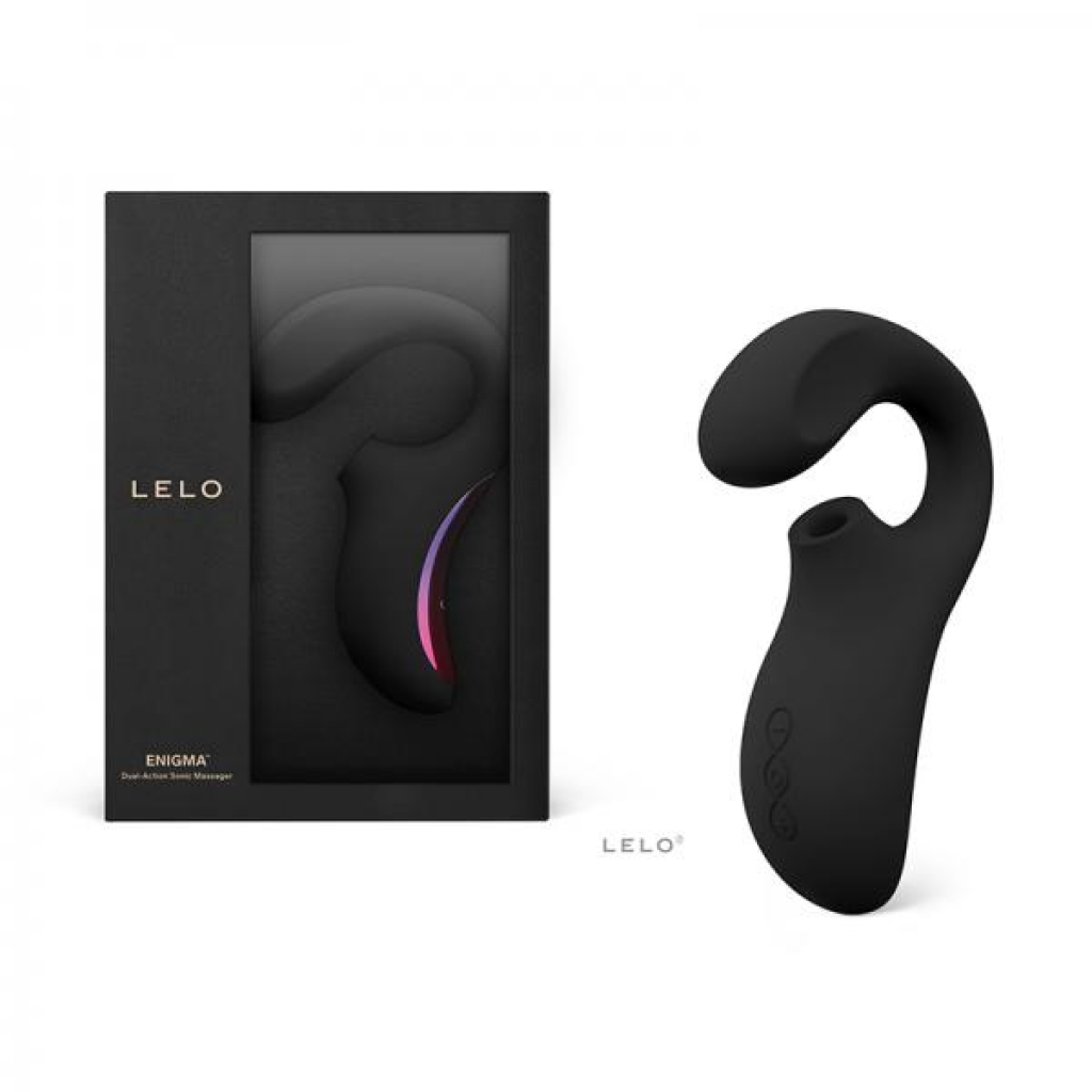 Lelo Enigma - Dual Action Sonic Massager - Black