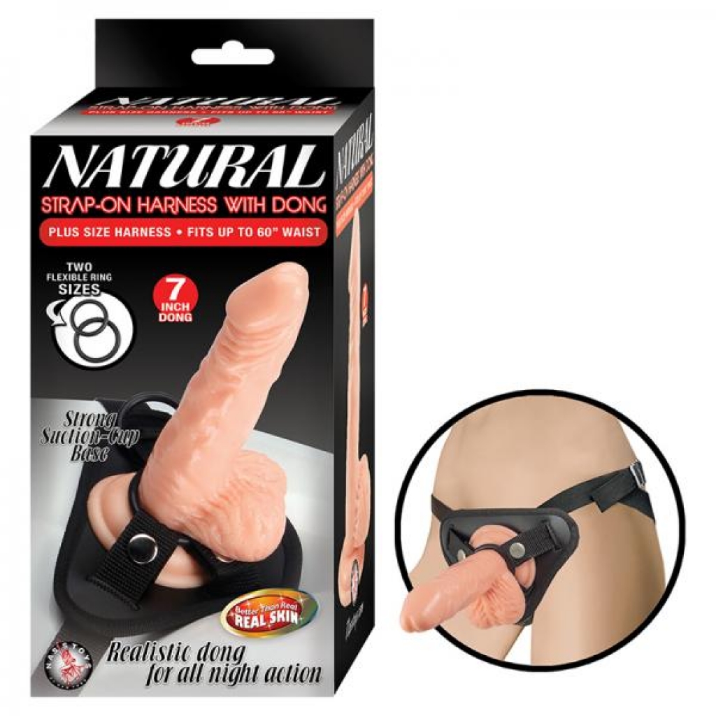 Natural Strap-on Harness With Dong - Nasstoys