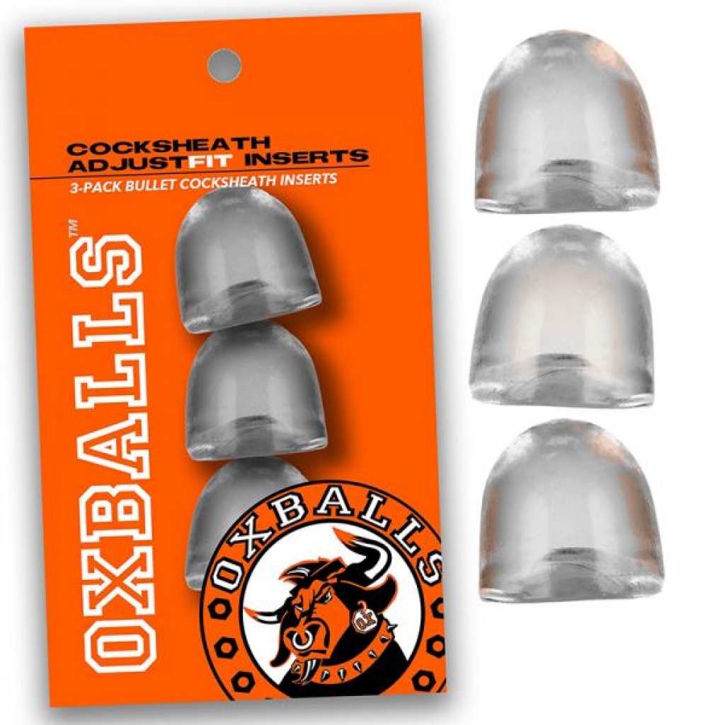 Oxballs Adjustfit Insert 3-Pack - Clear