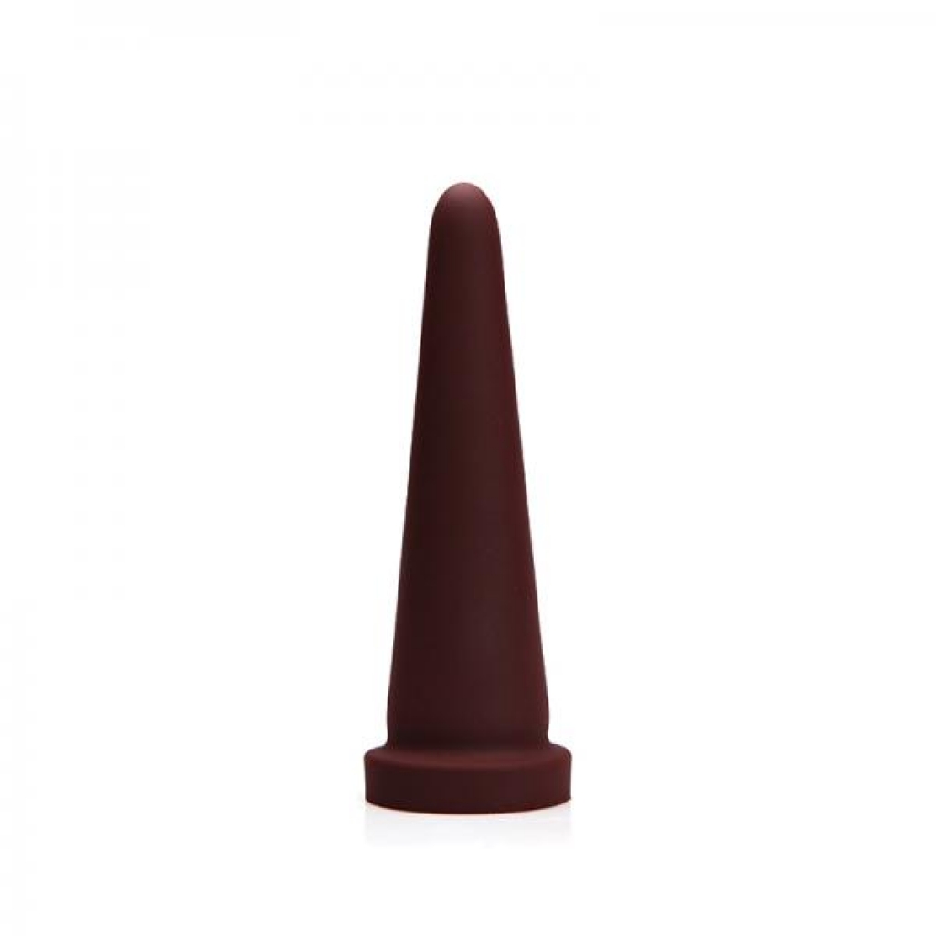 Tantus Cone Small Firm - Oxblood - Tantus