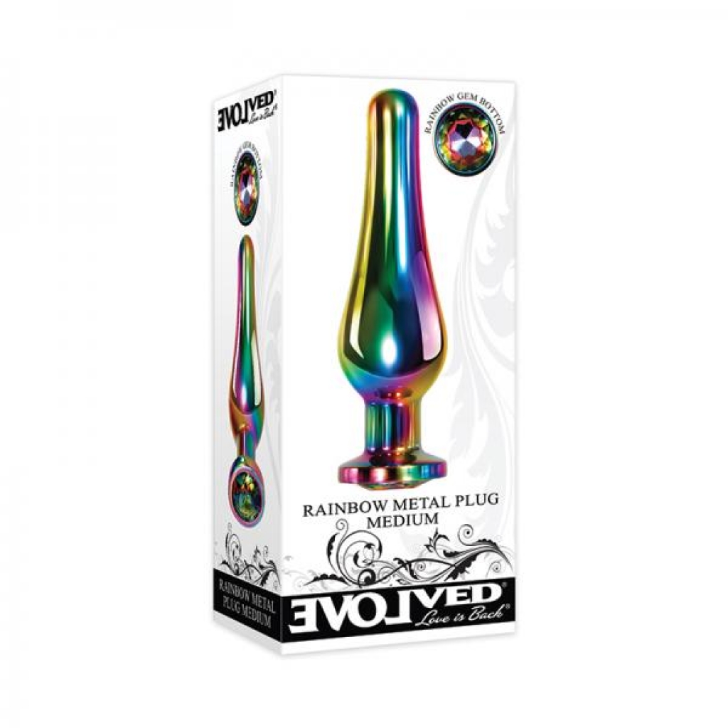 Evolved Rainbow Metal Plug Medium - Evolved