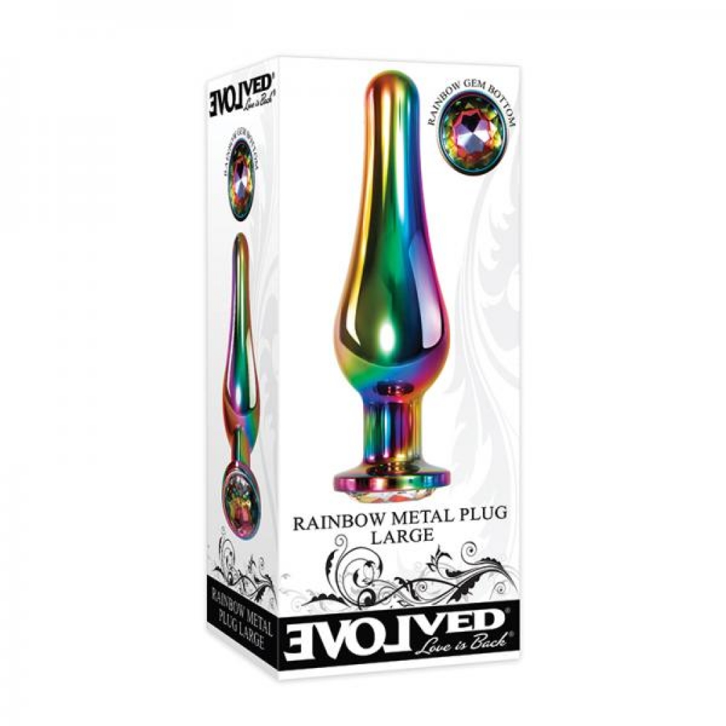 Evolved Rainbow Metal Plug Large - Evolved