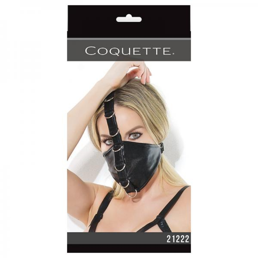 Fetish Mask Black Os - Coquette