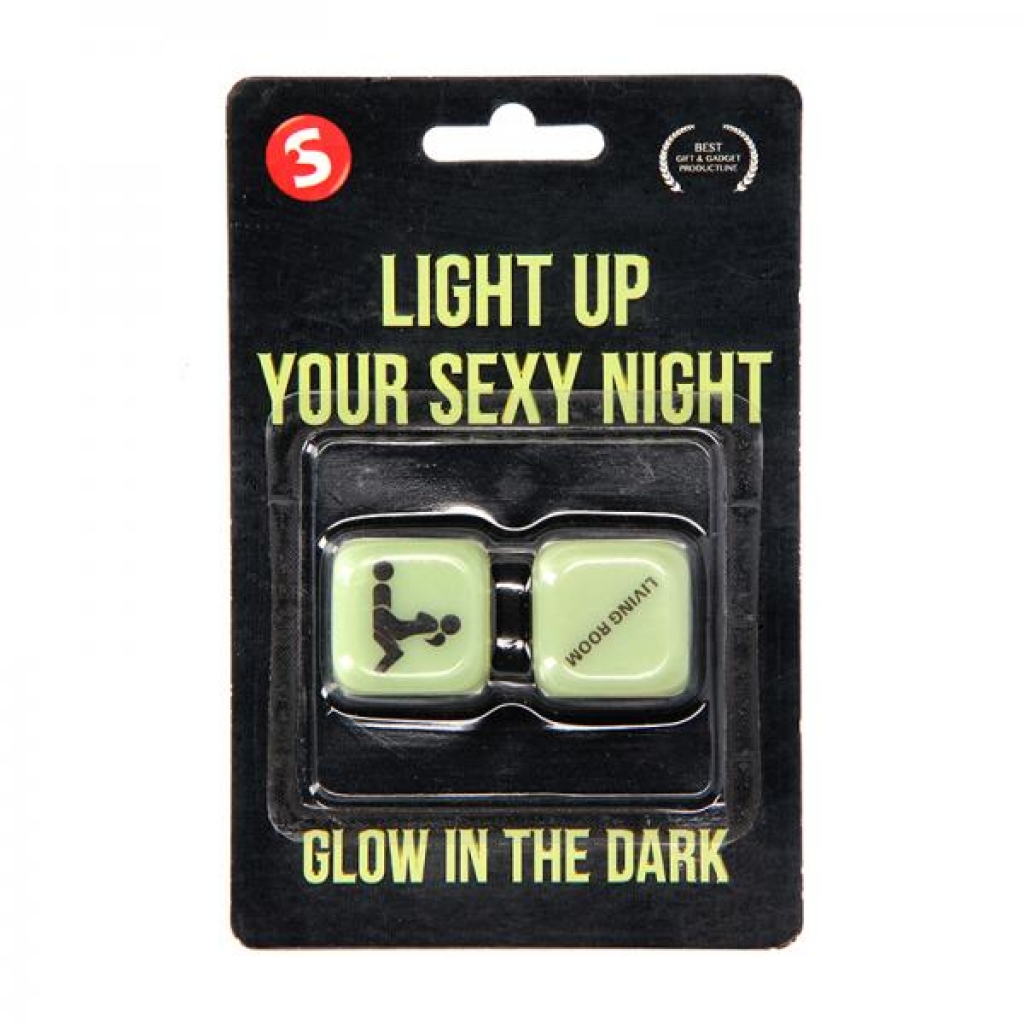 Light Up Your Sexy Night Dice - Glow In The Dark - Shots