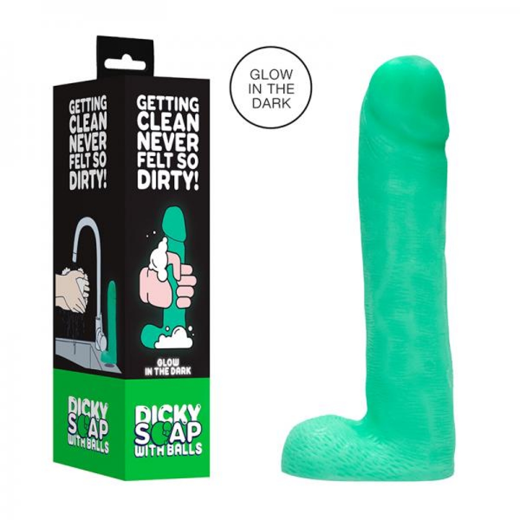 Dicky Soap With Balls - Glow In The Dark