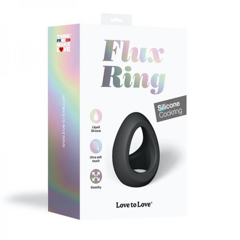 Love To Love Cockring Flux Ring Noir - Lovely Planet