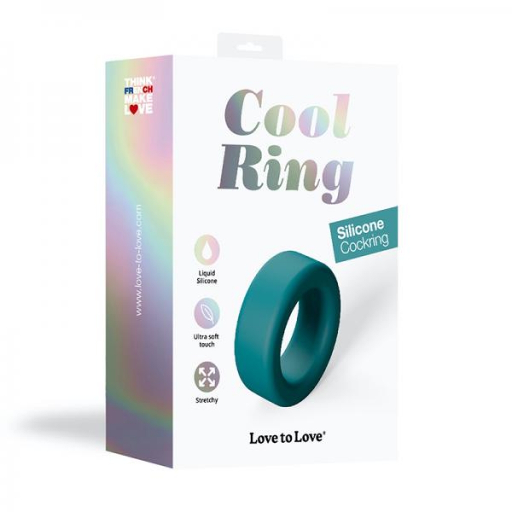 Love To Love Cockring Cool Ring Petrol Blue - Lovely Planet