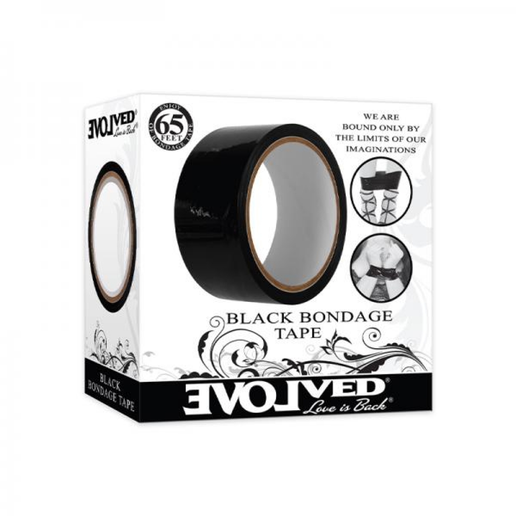 Evolved Bondage Tape 65 Ft. Black - Evolved