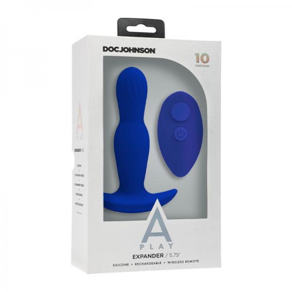 A-play Expander Rechargeable Silicone Anal Plug With Remote - Doc Johnson