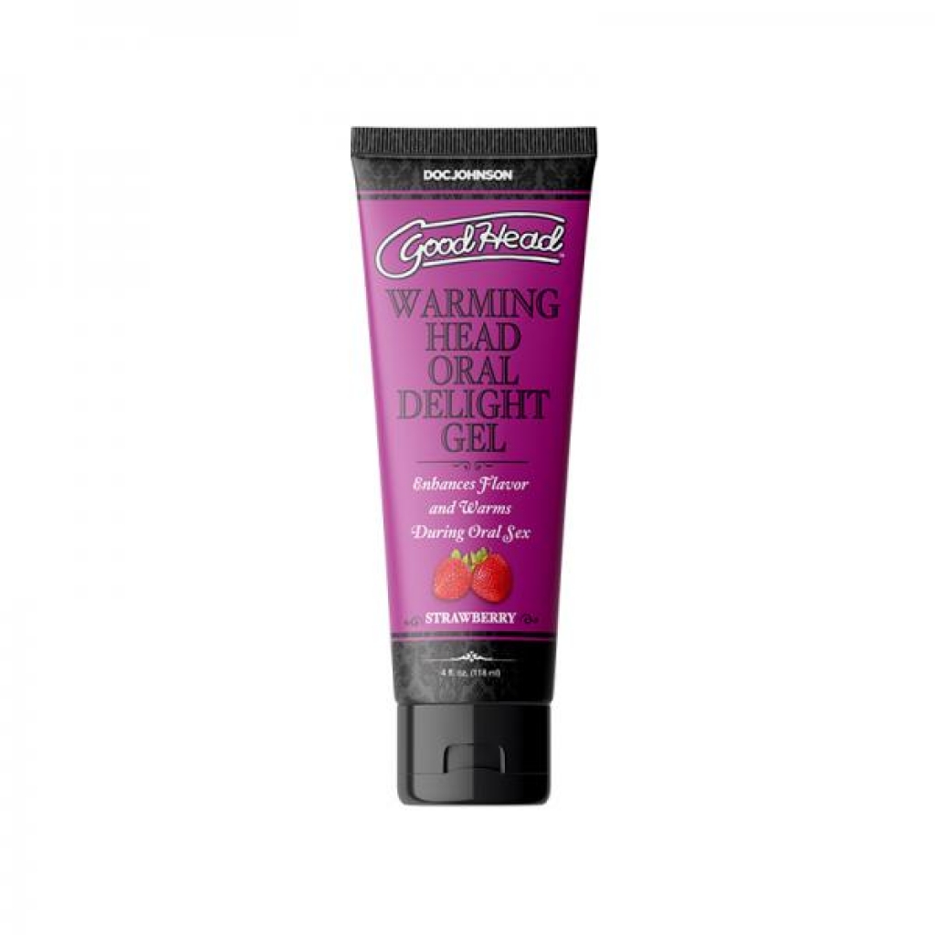 Goodhead Warming Head Oral Delight Gel Strawberry 4 Oz. - Doc Johnson