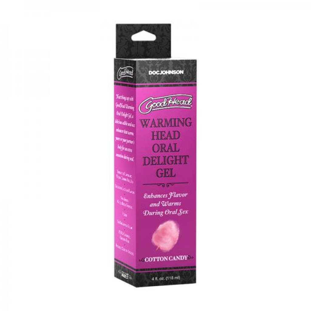 Goodhead Warming Head Oral Delight Gel Cotton Candy 4 Oz. - Doc Johnson