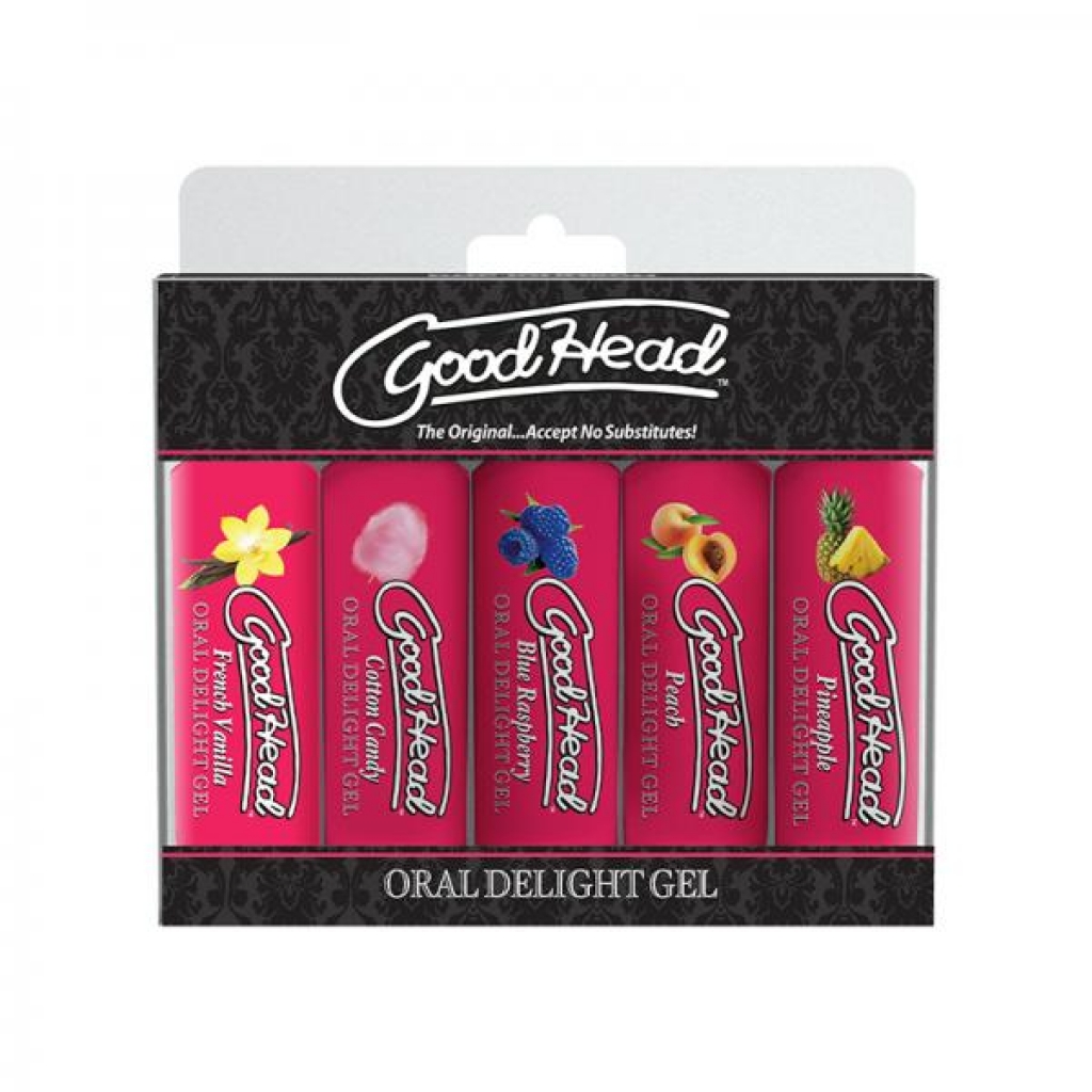 Goodhead Oral Delight Gel 5-pack 1 Oz. - Doc Johnson