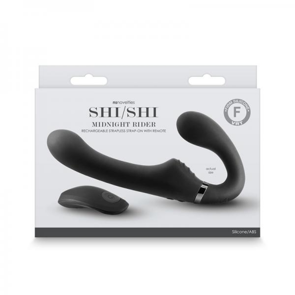 Shishi Midnight Rider Strapless Strap-on - Black