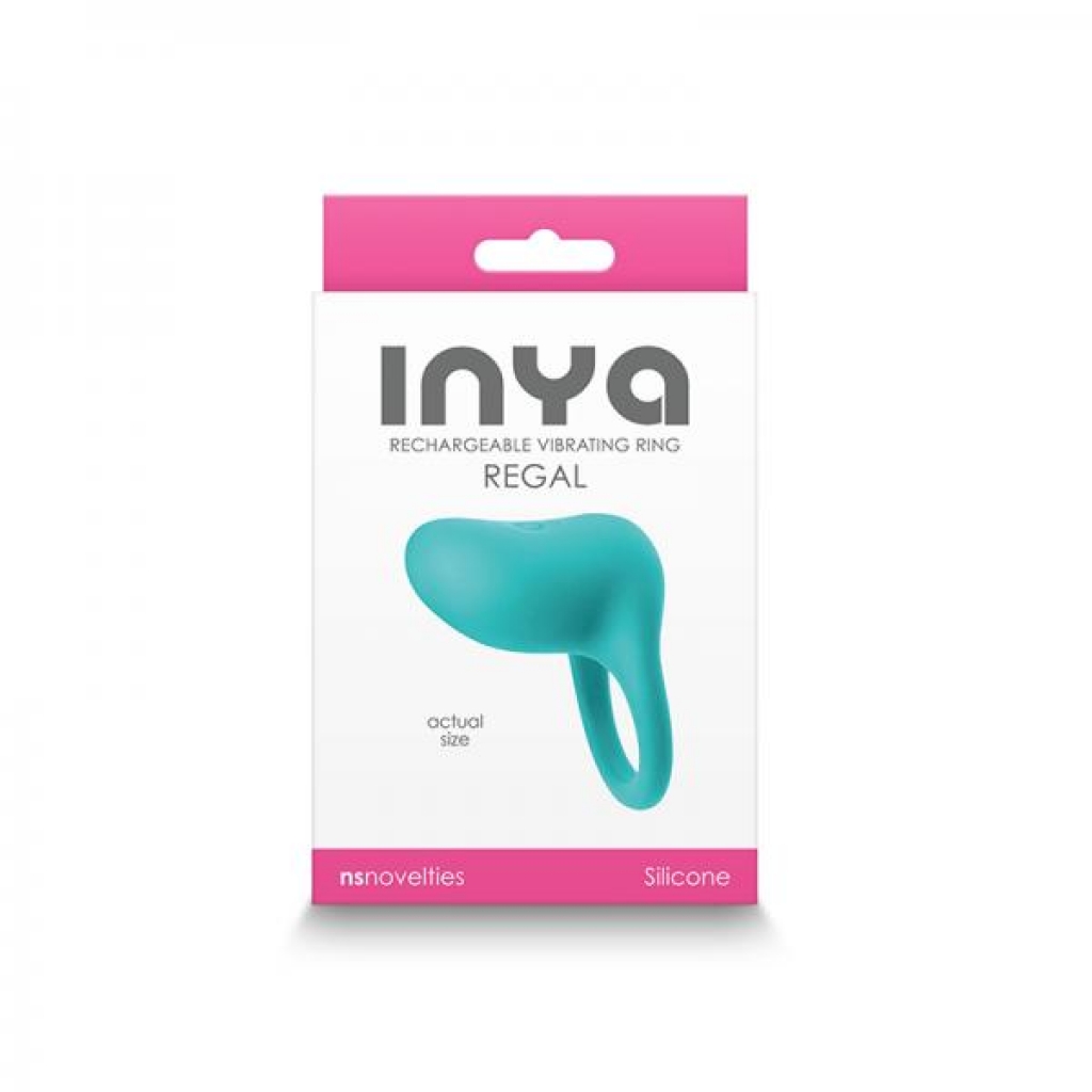 Inya Regal Vibrating Ring - Teal