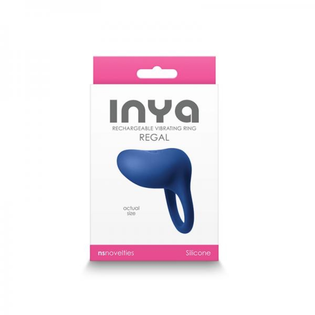 Inya Regal Vibrating Ring - Blue