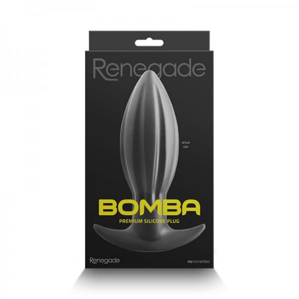 Renegade Bomba Anal Plug Black Large - Ns Novelties