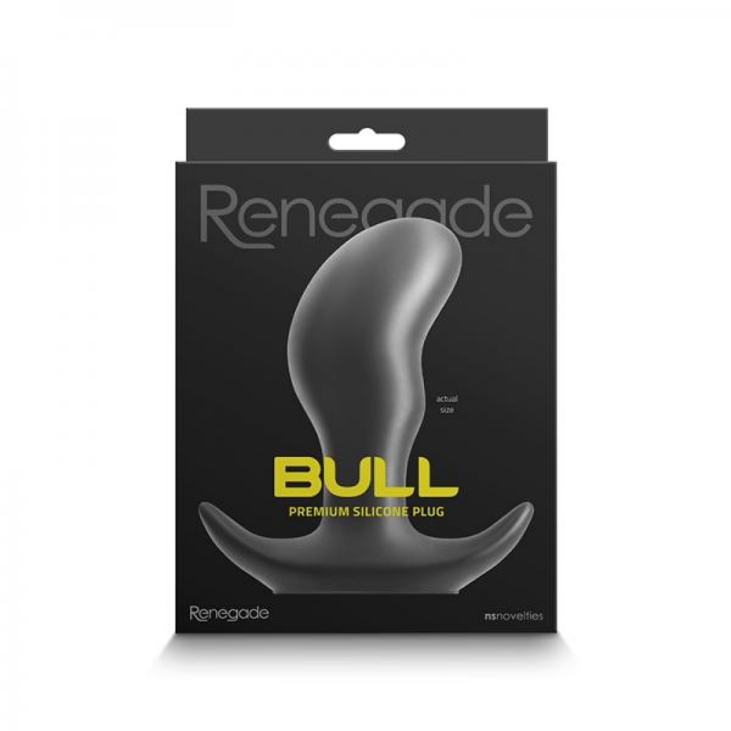 Renegade Bull Anal Plug Black Small - Ns Novelties