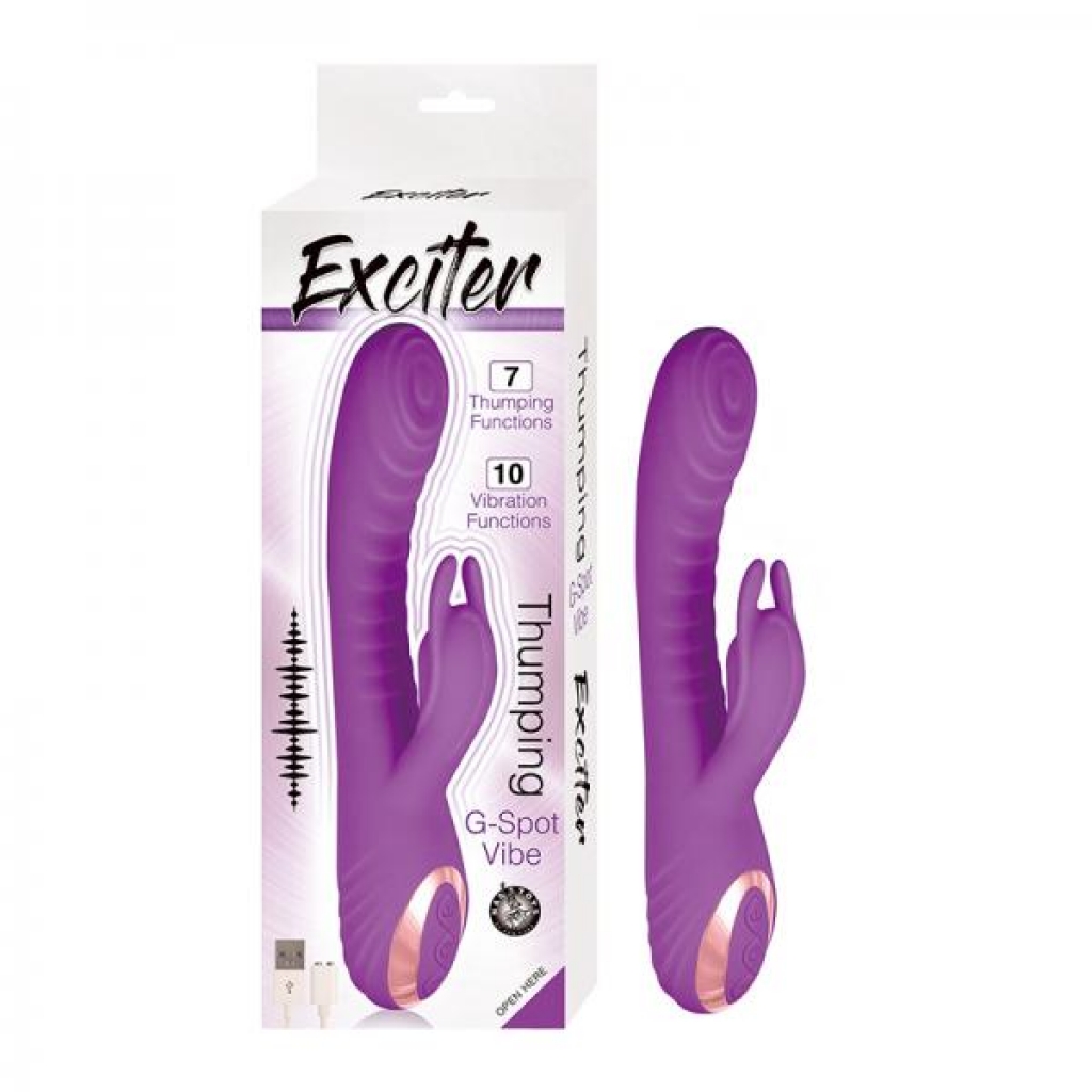 Exciter Thumping G-spot Vibe - Purple