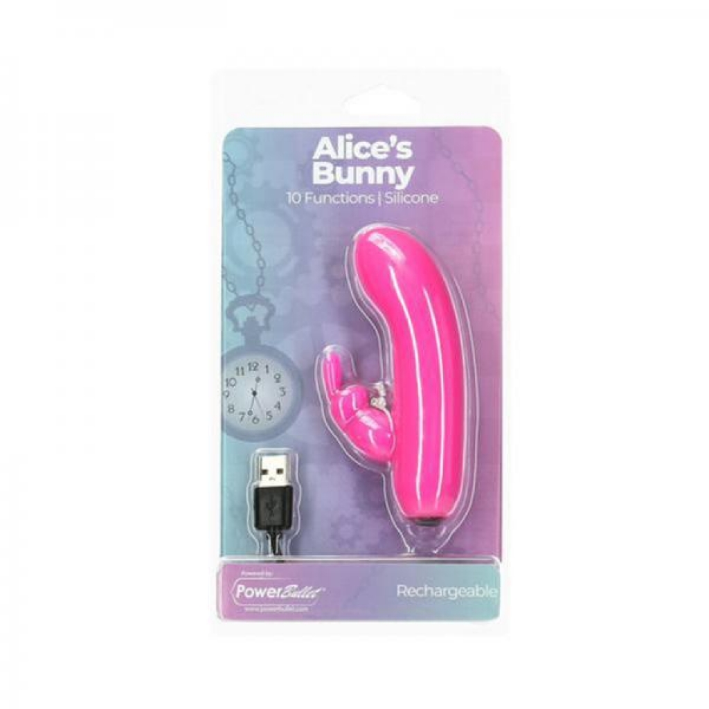 Alice's Bunny Rechargeable Bullet with Rabbit Sleeve