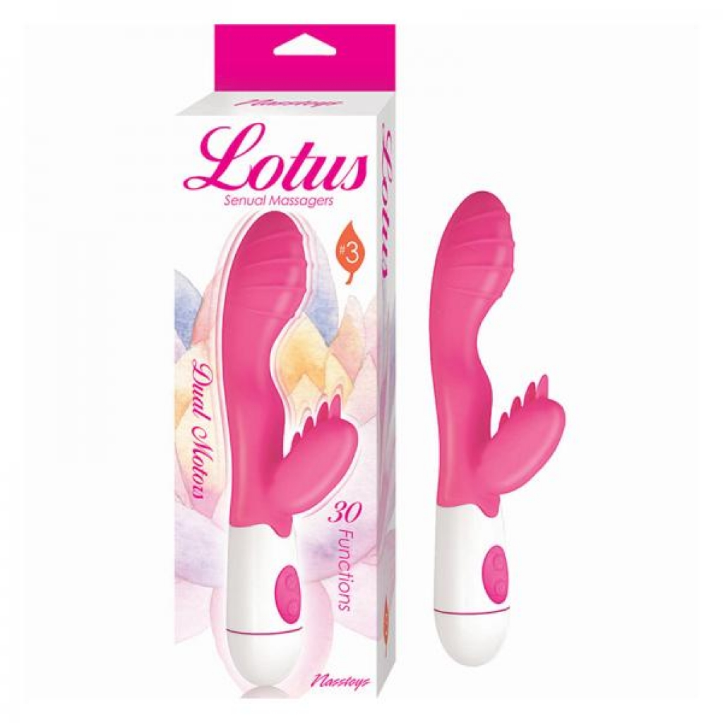 Lotus Sensual Massagers #3 Pink - Nasstoys