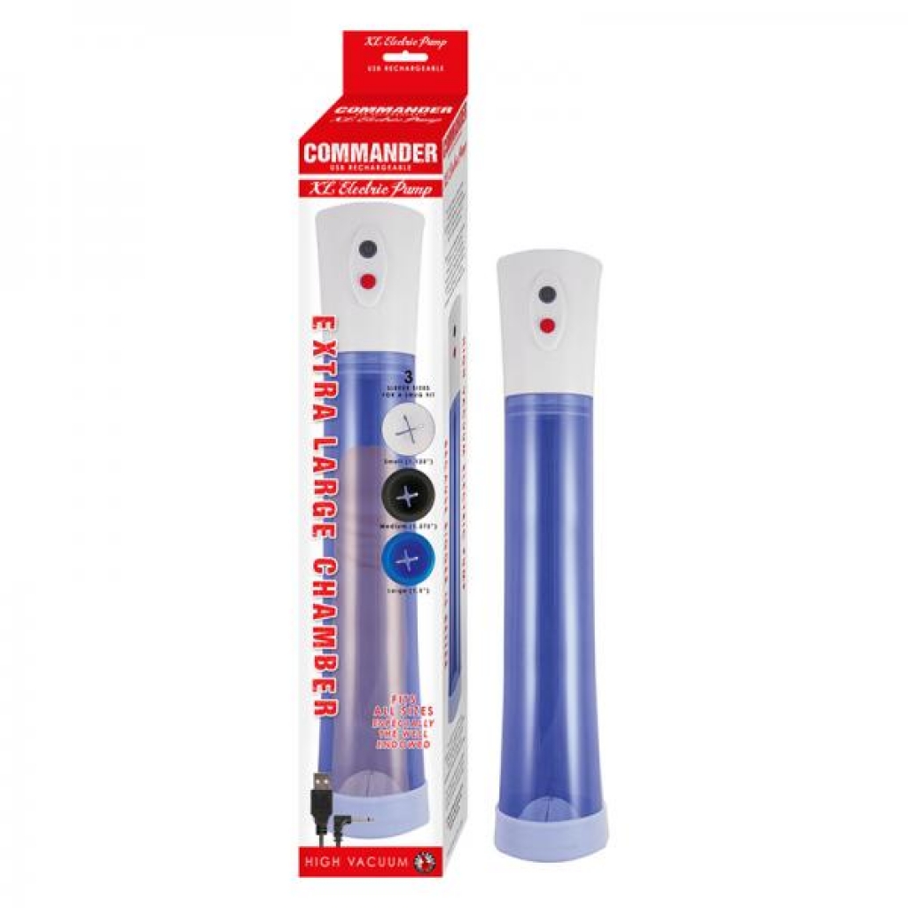 Commander Extra Large Electric Pump Blue - Nasstoys