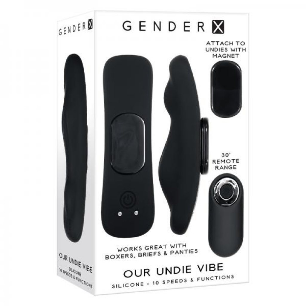 Gender X Our Undie Vibe Black - Gender X