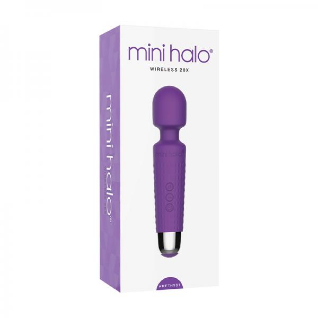 Mini Halo Wireless Wand 20x - Silicone Amethyst