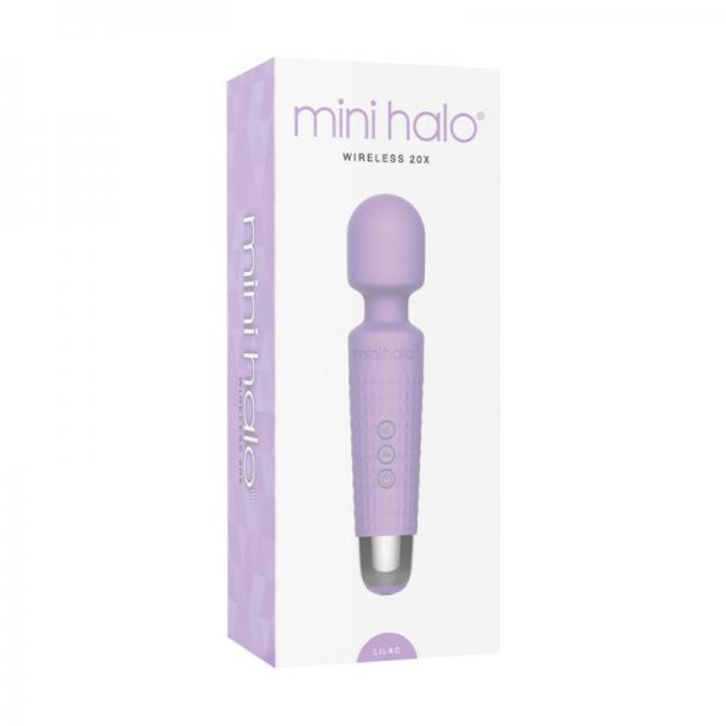 Mini Halo Wireless Wand 20x Silicone Liliac - Shibari